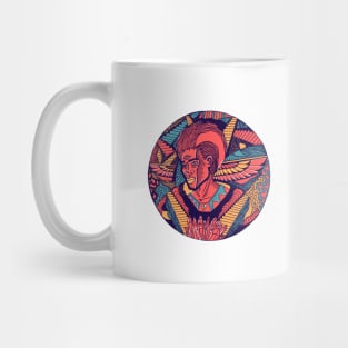 Retro Triad Wise Afro King Mug